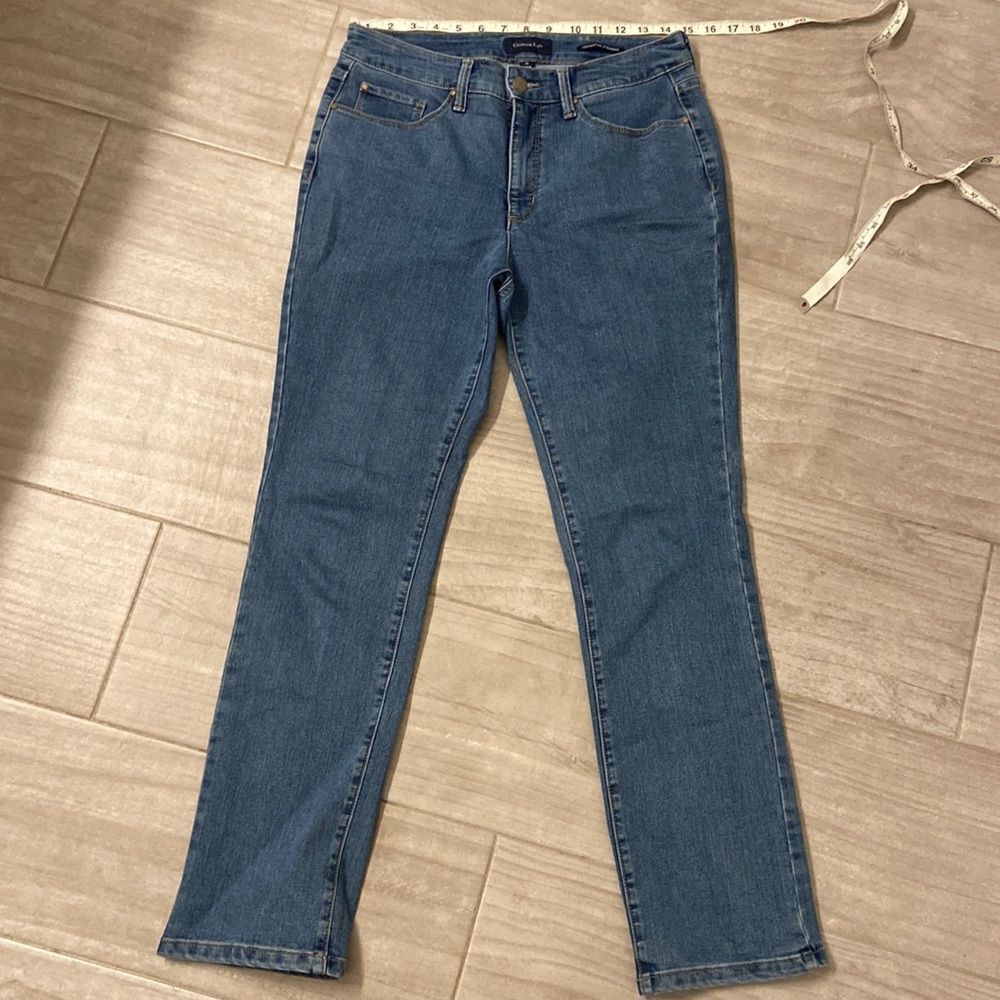 Charter Club Lexington Straight Jeans Size Women’s 8 Short